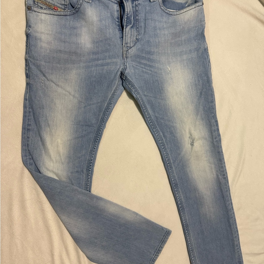 Diesel Light Wash Skinny Jeans